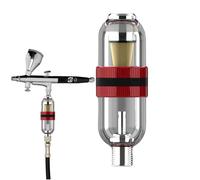 Mini à air pour aérographe - Manomètre régulateur de pression, piège à eau à membrane, kit d'humidité, connecteur de tuyau, outil accessoire de nettoyage | à air pour aérographe avec rég