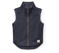 Mini A Ture - Kid's Matbattal Teddyfleece Vest - Polaire sans manches - 128 - ombre blue