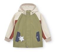 Mini A Ture - Kid's Matwally Fleece Lined Jacket - Veste imperméable - 122 - 7 Years - boa green col b