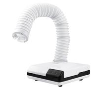 Mini Absorbeur de Fumée, Absorbeur de Fumée de Soudage de Bureau 60 W, Extracteur de Fumée de Soudure, Rotation Télescopique Libre À 360 ° avec Éclairage Led, pour Travaux de Soudage de Bricolage, Sta