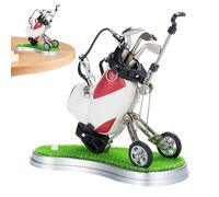 Mini accessoire de bureau de golf - Support de stylo de sac de golf miniature, kit de stylo à bille pour club de golf | Idée cadeau créative pour les collègues, remplissage de stock pour les