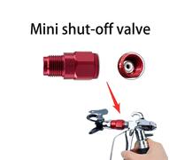 Mini accessoire de pistolet de pulvérisation sans air à Valve d'arrêt pour pistolet de pulvérisation Graco Wagner Titan 1pc