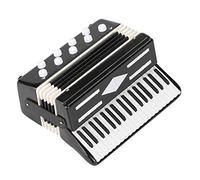 Mini accordéon objets de collection Stand petit accordéon modèle Instrument de musique ornement cadeau décoration de la maison