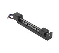 Mini Actionneur de Glissière de Guidage de Rail Linéaire, Actionneur D'étape Linéaire CNC à Course de 200 Mm avec Moteur Pas à Pas 28, pour Pièces de Routeur CNC Bricolage X Y Z