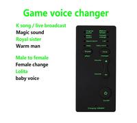 Mini adaptateur de changement de voix pour Microphone, 7 Modes de changement de voix, pour jeu PUBG