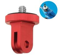 Mini adaptateur de trépied universel mâle 1/4 en métal pour GoPro et supports de caméra - Alliage d'aluminium, caoutchouc, 26 mm x 24 mm x 15 mm