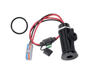 Mini Adaptateur Élévateur Convertisseur Encastré De Batterie DC 12/24V 30V | Mini Prise Alimentation Élévatrice Pour Extérieur Road Trip Bateau Camping-Car