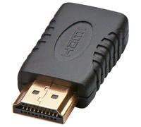 MINI ADAPTATEUR HDMI VERS HDMI. NOIR; 41208 (LINDY) Qté X 1