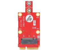Mini adaptateur PCIe M.2, 3042/3052 M.2 Key B vers Mini carte adaptateur PCI-E Convertisseur de carte réseau sans fil, prise en charge du connecteur push de carte SIM, pour ordinateur