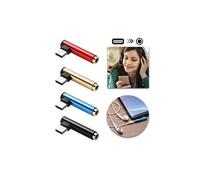 Mini adaptateur type c/jack pour "oppo find x3 neo" smartphone audio usb-c ecouteurs chargeur casque (or)