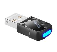 Mini adaptateur WiFi USB, carte réseau WiFi 6, adaptateur sans fil AX900M double bande avec Bluetooth 5.4, 600 Mbps 5G et 286 Mbps 2,4 GHz, antenne en fer intégrée, prend en charge Windows 10/11,