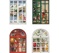 Mini-Adventskalender - Nostalgische Adventsfenster