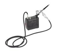 Mini aérographe multifonction double action 2-15 psi - Kit de pistolet à air double portable pour peinture d'art, décoration de gâteau, modélisation de modèle 11 x 11 x 5,5 cm