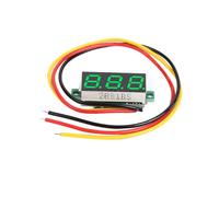 Mini affichage LED à 3 fils, cc 0 100V, 0.28 pouces, voltmètre, outils, tension de fonctionnement à 2 fils 4.0 40v