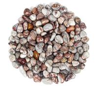 Mini Agate folle pierres polies de cristal, Agate folle naturel de 500 g, Petite Passée Chips écrasé Pierre Guérison Reiki Cristal Bijoux Décoration de la Maison