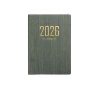 Mini agenda de poche 2026 format A7 avec carnet de poche et planificateur, journal de voyage, planification quotidienne, hebdomadaire, mensuelle, pour l'école, le bureau, la maison, idée cadeau pour