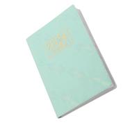 Mini Agenda de Poche A7 en Pu, Interface Anglaise, Compact | Organisation 2026, Écriture Fluide, Objectif et Planification, pour Étudiants et Professionnels, Vert Clair