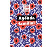 Mini agenda familial 2025-2026: Septembre 2025 - Décembre 2026