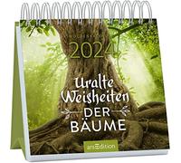 Mini Agenda hebdomadaire Anciennes Sagesses des arbres 2024: Petit calendrier de table plein d'inspirations de la forêt