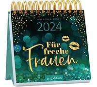 Mini Agenda hebdomadaire pour les femmes coquines 2024: Petit calendrier de table avec des citations de femmes fortes