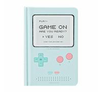 Mini agenda journalier non daté 365 jours A6 - Carnet de rendez-vous - Design de jeu - Vert