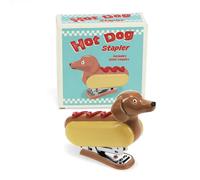 Mini agrafe Rex London Hot Dog Marron 11,6x3,2x8,5 cm