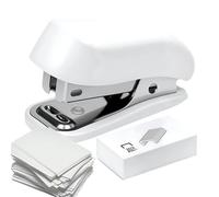 Mini agrafeuse à trombones | Mini agrafeuse pour 12 feuilles idéale pour la salle de classe | Outil de portable pour bureau scolaire | Compact pour les voyages et les activités de plein air