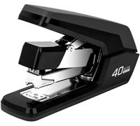 mini-agrafeuse, Agrafeuse manuelle for la maison, agrafeuse de bureau standard, agrafage tactile, ergonomique facile à charger, capacité 40 feuilles, multifonctionnelle(B)