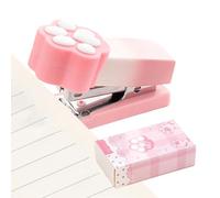 Mini agrafeuse | Attaches de papier griffe de chat, agrafeuse de voyage | pour 2 à 15 feuilles reliées pour fête de Noël, bureau, école, salle de classe, étudiants, enfants