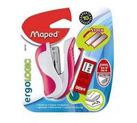 Maped Mini agrafeuse Ergologic avec 400 agrafes 26/6 Color