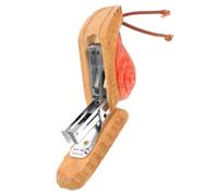 Mini Agrafeuse Escargot en Bois, Drôle, pour Bureau et Classe | Mécanisme Métallique Interne, Décor de Table Ludique, pour Papiers et Cahiers, Maison ou École