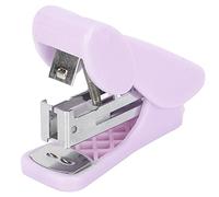 Mini agrafeuse, petite machine à relier le papier, mini livre d'égout avec extracteur de clous, papeterie de bureau, plastique durable, léger et portable pour étudiants, employés (121-violet clair)