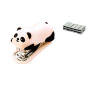 Mini agrafeuse portable en forme de panda avec 1000 agrafes n°10 pour bureau, école, maison ou voyage