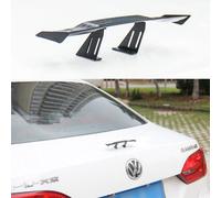 Mini aile de Spoiler universel pour toutes les voitures, en Fiber de carbone, décoration de queue de voiture, couleur noire