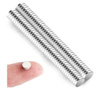 Mini Aimants Rond,100 PCS 5x2mm Petit Aimant Neodyme Aimant Autocollant Puissant Aimants Adhésifs Magnet Frigo Aimantsp our Réfrigérateur Tableau Blanc et DIY
