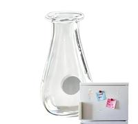 Mini aimants vase pour autocollants amusants en verre transparent