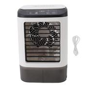 Mini Air Conditioner 12W 900ml Water Tank USB Powered Humidifying Misting Portable Air Cooler Small Evaporative Air Cooler for Home Desk Office
