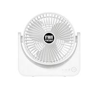 Mini Air Cooler - Rechargeable Table Fan, High Speed Portable Wind Blower Device | Multi Speed Adjustable Cooling Fan For Home Bedroom School Office Outdoor Camping Travel Personal Comfort Use