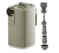 Mini Air Pump, USB Rechargeable Inflator, 5 Nozzles, Inflation Deflation