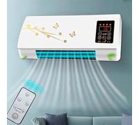 Mini Aire Acondicionado Portatil, climatiseur mural, climatisation portable, unité AC avec télécommande et synchronisation intelligente, petit climatiseur à double usage for chambre à coucher et salon
