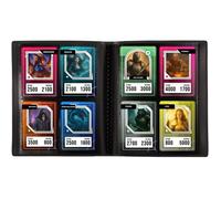 Mini album 160 cartes à collectionner - Konix - 4 pochettes 63 x 88 mm par page - Magic The Gathering, Pokémon, Yu-Gi-Oh! - Noir
