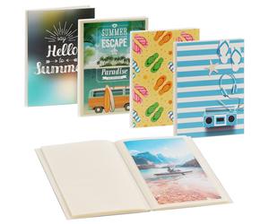 Mini album HAMA pochettes sans mémo SUMMERLY - 24 pages blanches - 24 photos - Couverture Coloris aléatoire 12,5x16,5cm (Lot de 24)