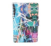 Mini Album Photo 3 Pouces, Album en Cuir PU 96 Pochettes pour Fujifilm Instax Mini 12/11 et Mini Series 3 Pouces Photos, Billets de Cinéma, Cartes de Visite (Graffitis colorés)