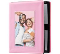 Mini Album Photo 64 Poches Avec Couverture À Fenêtre Transparente Pour Papier Photo Zero Ink 2X3¿ (Rose) Compatible Avec Kodak, Lifeprint, Polaroid, Hp, Canon, Fujifilm 2X3¿