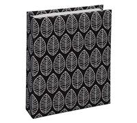 Hama Mini-album LA FLEUR – 40 pages blanches, 40 photos – Couverture noire 13×16,5 cm