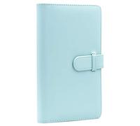 Mini album photo pour films de 5 x 7,6 cm - 96 pochettes Kpop pour appareil photo instantané Fujifilm Instax Mini, pour photos Polaroid Hi-Print (bleu glacier)