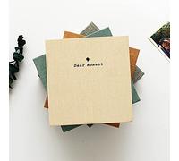 Mini albums photo à 100 pochettes pour porte-carte photo de 7,6 cm pour photos de film Fuji Instax Mini (beige)