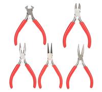 Mini alicates de joyería, Herramienta de procesamiento de joyería, accesorio para joyería, 5 uds.