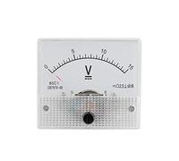 Mini-ampèremètre analogique Actuel, Professionnel 2.5 Précision Tension Voltmètre analogique Panneau Ampèremètre Voltmètre Actuel du CC 85 Analogue Current (DC 0-15V)
