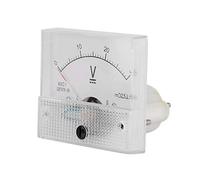 Mini Ampèremètre Analogique de Courant, Voltmètre DC 0-30V, Jauge de Tension à Panneau Analogique, Voltmètre 85C1, Précision 2.5, Idéal pour les Expériences (Mesure de pression